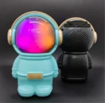 Wrader X808 Bluetooth Speaker Wireless Stereo Bass RGB Light Astronaut