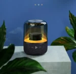 New Z5 Mini Bluetooth Speaker Waterproof Subwoofer LED Light Black - Image 2
