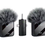 Ulanzi A100 Wireless Lavalier Microphone 20m Bluetooth 5.3 Dual‑Transmitter Compact