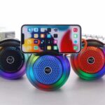 SoundPulse SP‑RGB175 Portable Bluetooth Subwoofer Speaker with RGB Light, 175W Power, IPX4 Waterproof – Black - Image 4