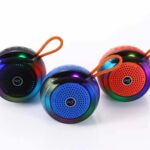 SoundPulse SP‑RGB175 Portable Bluetooth Subwoofer Speaker with RGB Light, 175W Power, IPX4 Waterproof – Black - Image 2