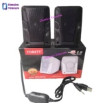 Yobett T3 Mini Bluetooth Speaker – USB 2.0 Powered Portable Notebook/Computer Speaker – Black