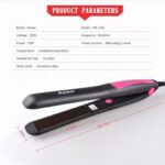 Kemei KM-328 Professional Hair Straightener – 25W Fast‑Heat Dual Temp 105‑205°C, PTC Element & 360° Rotating Cord – Black - Image 4