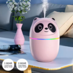Cute Cartoon Panda Mini Air Humidifier – 30 ml/h Cool Nano Mist, USB‑Powered, Easy‑Clean, White - Image 4