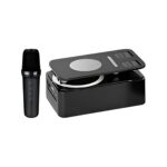 K18 Portable Bluetooth Speaker 3‑in‑1 BT5.3 Rotary Bracket HIFI Bass Black