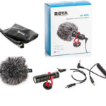 BOYA MM1 Lavalier Microphone 6M Cable 360° Omnidirectional Pickup Black