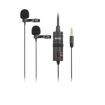 Boya BY-M1 Clip-On Lavalier Microphone – Omni‑Directional Condenser, Low Handling Noise, Ideal for Smartphones & DSLR – Black - Image 3
