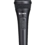 CAROL CM-01 Microphone – Uni‑directional Noise‑Reducing Karaoke Mic for PC – Black