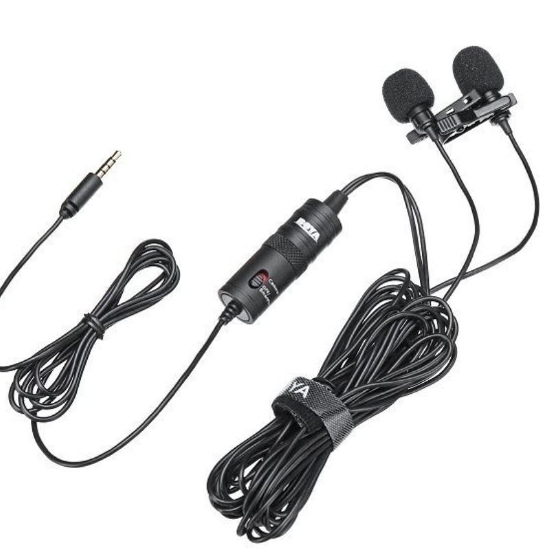 FhgcY2UeqhD4iTb67y4Tn4k8DyioXsgXvnm3n5yH Boya BY-M1 Clip-On Lavalier Microphone – Omni‑Directional Condenser, Low Handling Noise, Ideal for Smartphones & DSLR – Black - Image 1