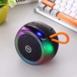SoundPulse SP‑RGB175 Portable Bluetooth Subwoofer Speaker with RGB Light, 175W Power, IPX4 Waterproof – Black