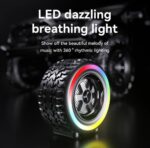 SoundWave SB-100 Portable Bluetooth Boombox 10‑30W 4.1‑Channel RGB LED Waterproof Speaker – Multicolor - Image 6