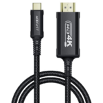 Acefast C1-10 USB‑C to HDMI 4K Video Cable – 4K @ 60Hz High‑Speed HDR Support – Black 1 m