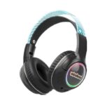 REGRSI RE‑NY058 Over‑Ear Foldable Wireless Headphones – Hi‑Fi Sound, Bluetooth, Built‑In Mic, LED Logo, Noise‑Isolation – Portable Gaming & Music Use - Image 2