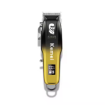 Kemei Km-709a Professional Cordless Hair Clipper – Adjustable Cutter Head, 180‑Min Runtime, USB Rechargeable – Black