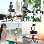 Video‑Making Tripod Kit 3‑in‑1 with Shotgun Microphone, 36‑LED Ring Light, Mini Stand & Bluetooth Remote – Smartphone Vlogging & Live Broadcast Kit - Image 4