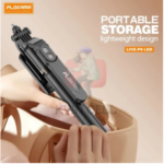 Plokama Live P9 1700mm (6 ft) 4‑in‑1 Bluetooth Selfie Stick Tripod with LED Light & Rechargeable Remote – Foldable, 360° Rotatable, Compatible with Smartphones, DSLR & Action Cameras for Vlogging, TikTok & Live Broadcasts