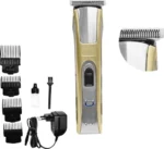 Kemei KM-5017 Hair Clipper – Titanium‑Coated Stainless Steel Blades, 40‑Min Cordless Use, LED Charging Indicator, Adjustable 0.2‑1.9 mm Cutting Length – Black - Image 5