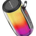 Awei Y528 Bluetooth Speaker 5.3 Bluetooth, RGB Light Playback & TWS Stereo 10W 14‑Color Compact