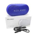 KOLEER S29 Wireless Bluetooth Speaker – Deep Bass, FM Radio, USB/SD Card, 5W Power, 12‑15m Range – Black