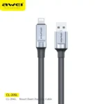 Awei CL-206L Lightning Cable Fast Charging 2.4A USB Data Sync Black 1m