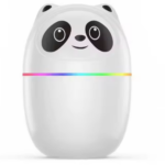 Cute Cartoon Panda Mini Air Humidifier – 30 ml/h Cool Nano Mist, USB‑Powered, Easy‑Clean, White