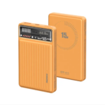 Remax RPP-615 Magnetic Wireless Power Bank – 20W + 22.5W Dual Fast Charging, 10,000 mAh Portable Charger, Black