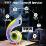 XM G69 PRO Wireless Speaker – RGB 265‑Mode LED, Clock & TF Card, Waterproof HIFI Sound – Black - Image 3