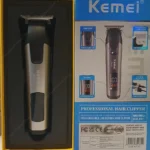 Kemei KM-431 Hair Trimmer – Rechargeable LCD Screen Professional Men’s Grooming Tool – Black