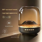 OEM SPK-2.1 Small Smart Speaker – Heavy Subwoofer, Bluetooth Wireless, IPX4 Waterproof, 2000mAh Battery, Portable Outdoor Audio – Black 148×148×185 mm - Image 3