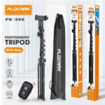 Plokama PK-996 Selfie Stand Tripod – Portable 360° Rotating Phone Holder with Adjustable Height & Flexible Legs for Travel, Vlogging & Mobile Photography