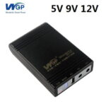 WGP Mini UPS 5/9/12V (10400mAh) Mini UPS for Wi‑Fi Router – Multi‑Output 5/9/12V, 3‑4 hr Backup, Compact Black - Image 4