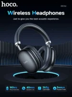 HOCO W35 Max Bluetooth 5.3 Over‑Ear Headphones – 40mm Hi‑Fi Drivers, ANC (45 h ON / 90 h OFF), 800 mAh Battery, Mic, 90‑Hour Playtime – Sports Wireless Earbuds. - Image 5