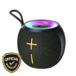 Awei KA19 Bluetooth Speaker – 360° Stereo, IPX4 Waterproof & Colorful Ambient Light, 12W Power, 125mm Compact