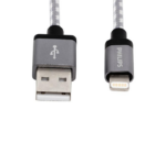 Philips 1.2M Nylon Braided Lightning Cable – Fast‑Charging USB‑to‑Lightning for iPhone, iPad & iPod – Durable Tangle‑Free Design – Black - Image 4