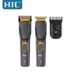 HTC AT-509 Beard Trimmer – Rechargeable 5‑Length Adjustable 0.5‑11 mm, 45‑Min Battery Life – Black - Image 5