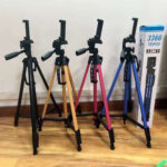 3366 Aluminum 3‑Section Mobile & DSLR Photography Tripod Stand – 140 cm Extended, 5 kg Load Capacity, 360° Pan/Tilt, 52 cm Folded, 750 g Lightweight - Image 4