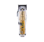 Kemei KM‑NG203 Hair Trimmer – Transparent USB‑Rechargeable 5V, 180‑min Runtime, 3‑Hour Charge (4.5×17 cm)