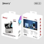 Jmary MW-15 2.4G Wireless Microphone – Type‑C Mobile Compatible – Black