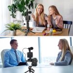Video‑Making Tripod Kit 3‑in‑1 with Shotgun Microphone, 36‑LED Ring Light, Mini Stand & Bluetooth Remote – Smartphone Vlogging & Live Broadcast Kit - Image 2