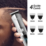 Kemei KM-8509 Hair Clipper & Beard Trimmer – Waterproof, Men’s, Black
