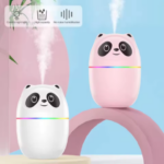 Cute Cartoon Panda Mini Air Humidifier – 30 ml/h Cool Nano Mist, USB‑Powered, Easy‑Clean, White - Image 5