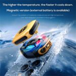 MEMO CX06 Mobile Phone Cooler – Freeze Semiconductor Cooling Fan Radiator with Magnetic Heat Sink, Type‑C Powered, Compact 61×61×28 mm. - Image 4